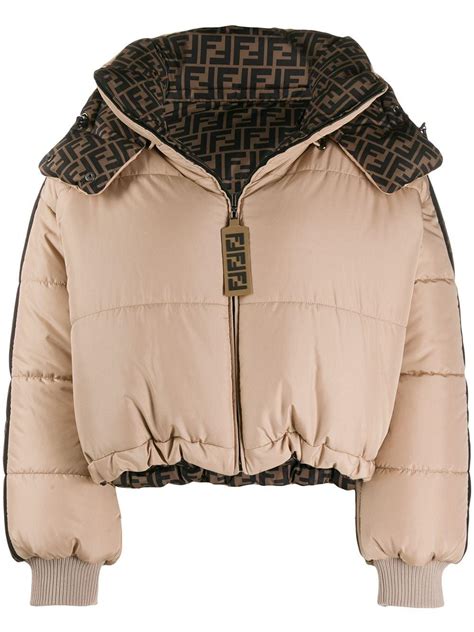 fendi puffer jacket pink|fendi puffer jacket women's.